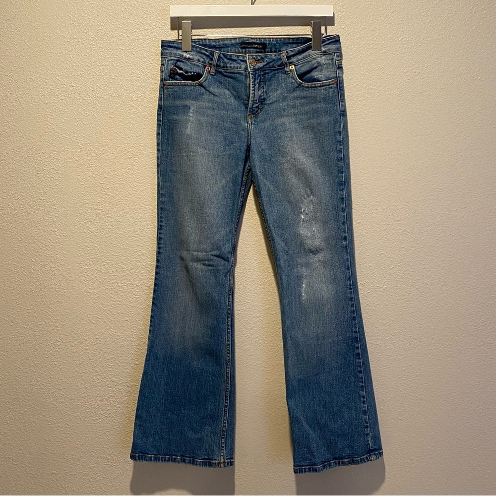 Vintage Refuge low rise bootcut jeans size‎ 9 casual distressed blue